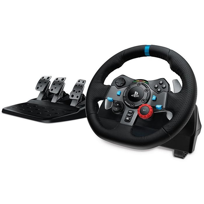 Руль Logitech G29 для PS3/PS4, черный руль 941 000112 logitech g29 driving force racing wheel for ps4 ps3 and pc new