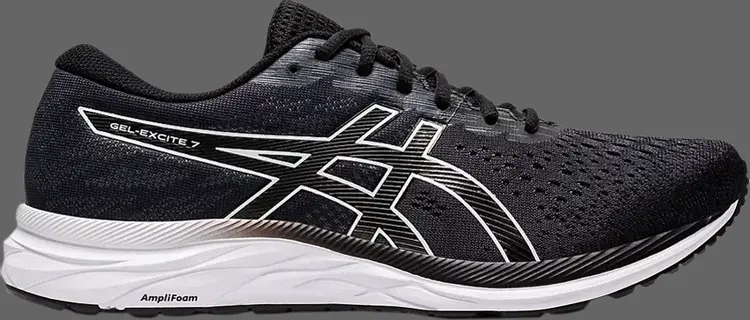 

Кроссовки gel excite 7 'black white' Asics, черный