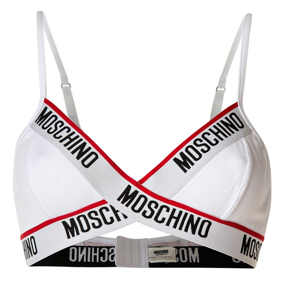 

Треугольный бюстгальтер Moschino, белый