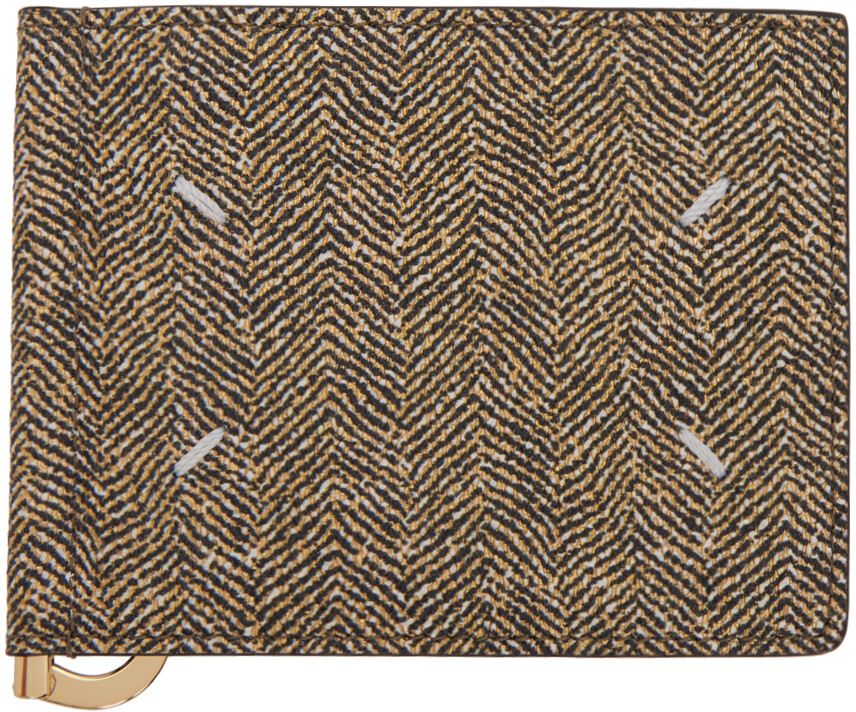 

Золотой кошелек Trifold Maison Margiela
