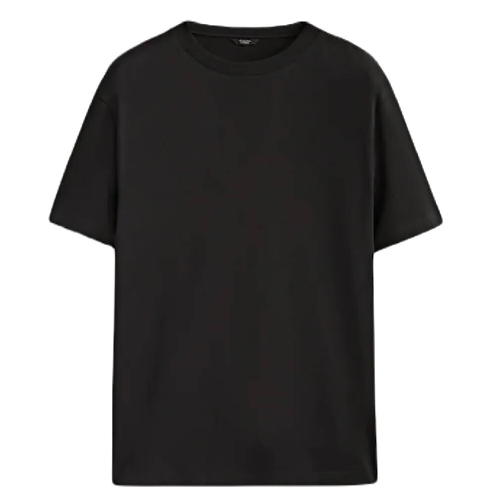 

Футболка Massimo Dutti 100% Cotton Short Sleeve, черный