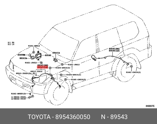 Датчик ABS 8954360050 TOYOTA LEXUS автозапчасти марки m запасные части 89543 02230 датчик скорости колеса abs для toyota