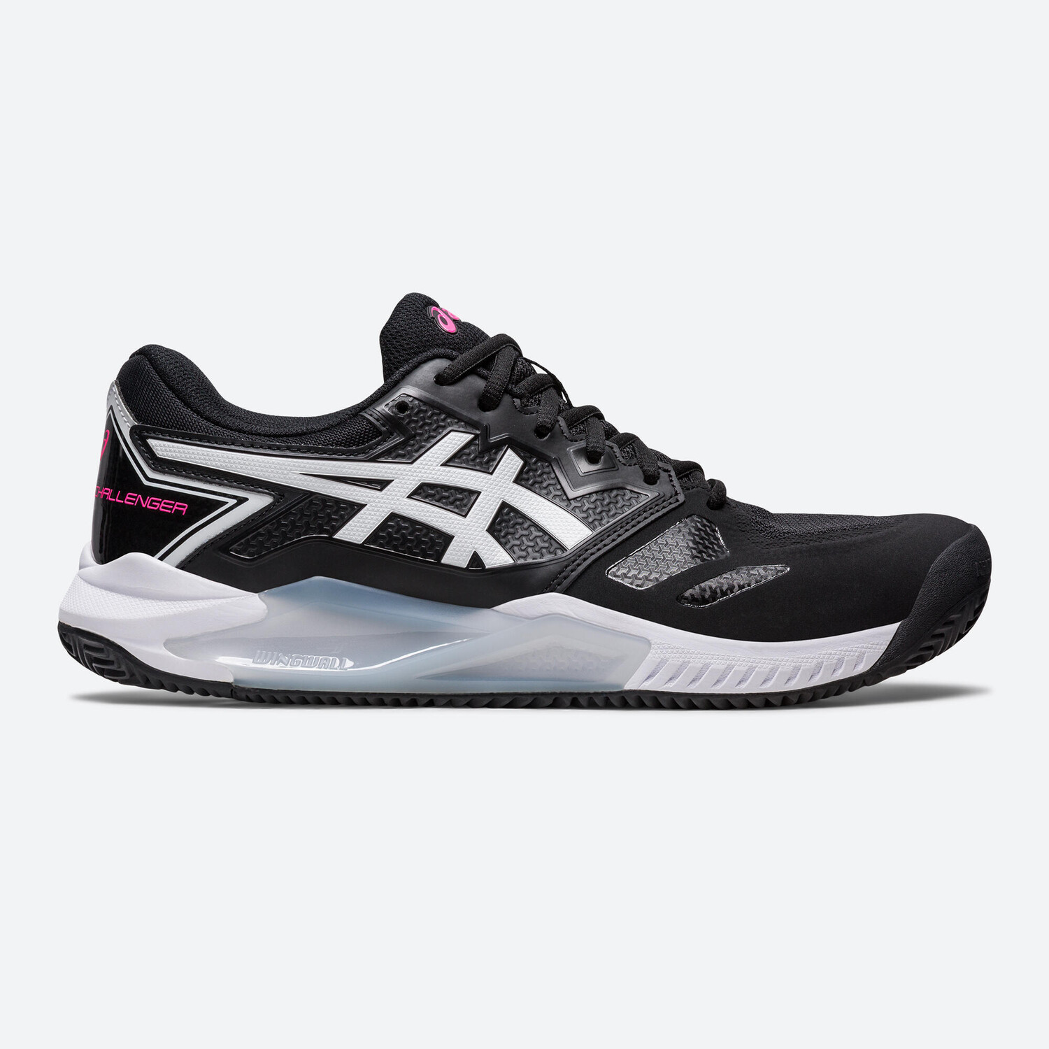 

Мужские теннисные туфли для грунтового корта - Asics Gel Challenger 13 черный/белый, черный/белый/неоновый розовый