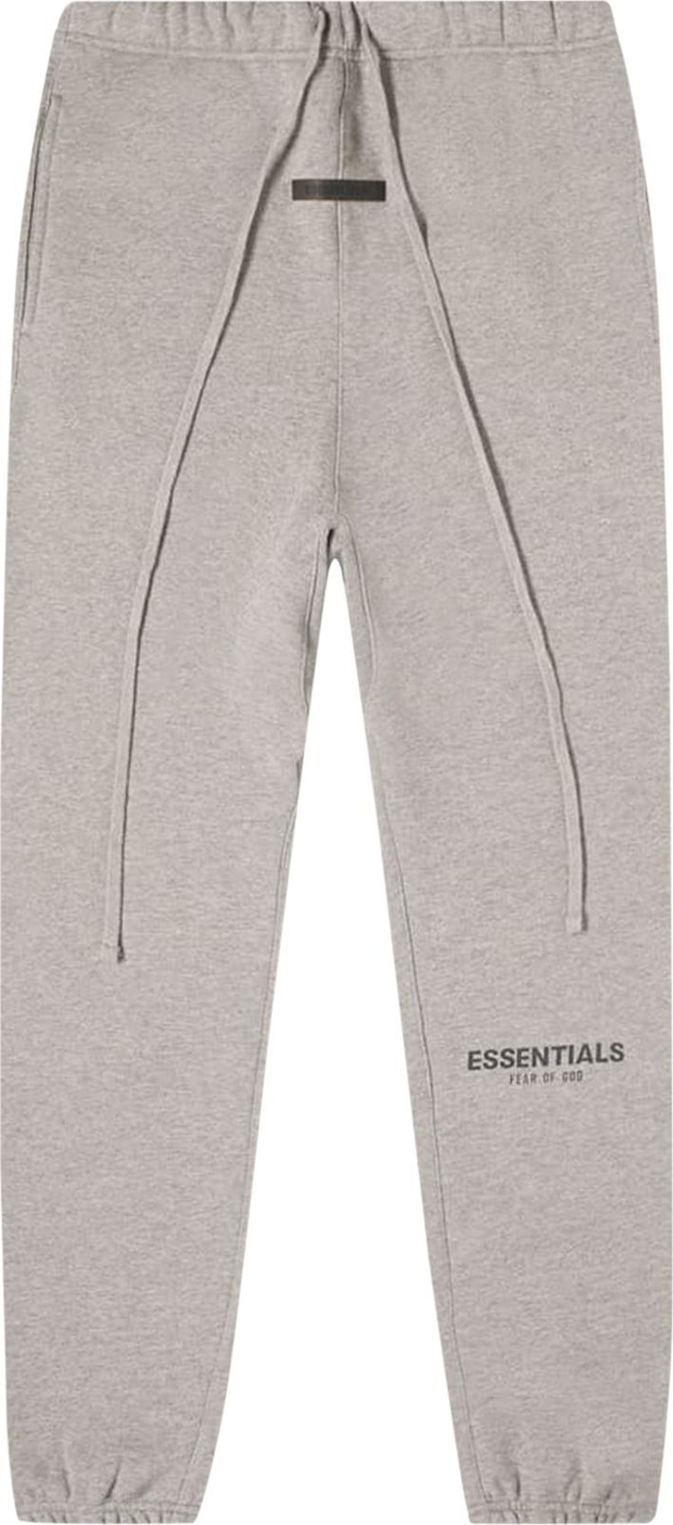 Спортивные брюки Fear of God Essentials Sweatpants 'Dark Heather Oatmeal', серый - фото