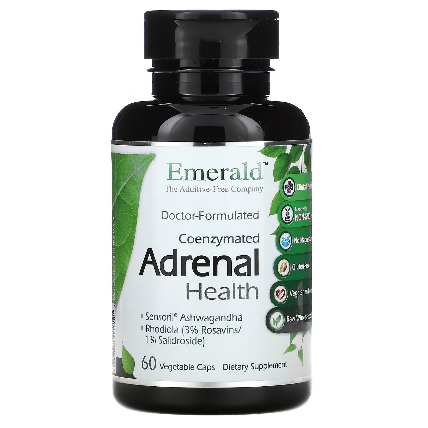 

Коэнзим для Здоровья Надпочечников Emerald Laboratories, 60 растительных капсул