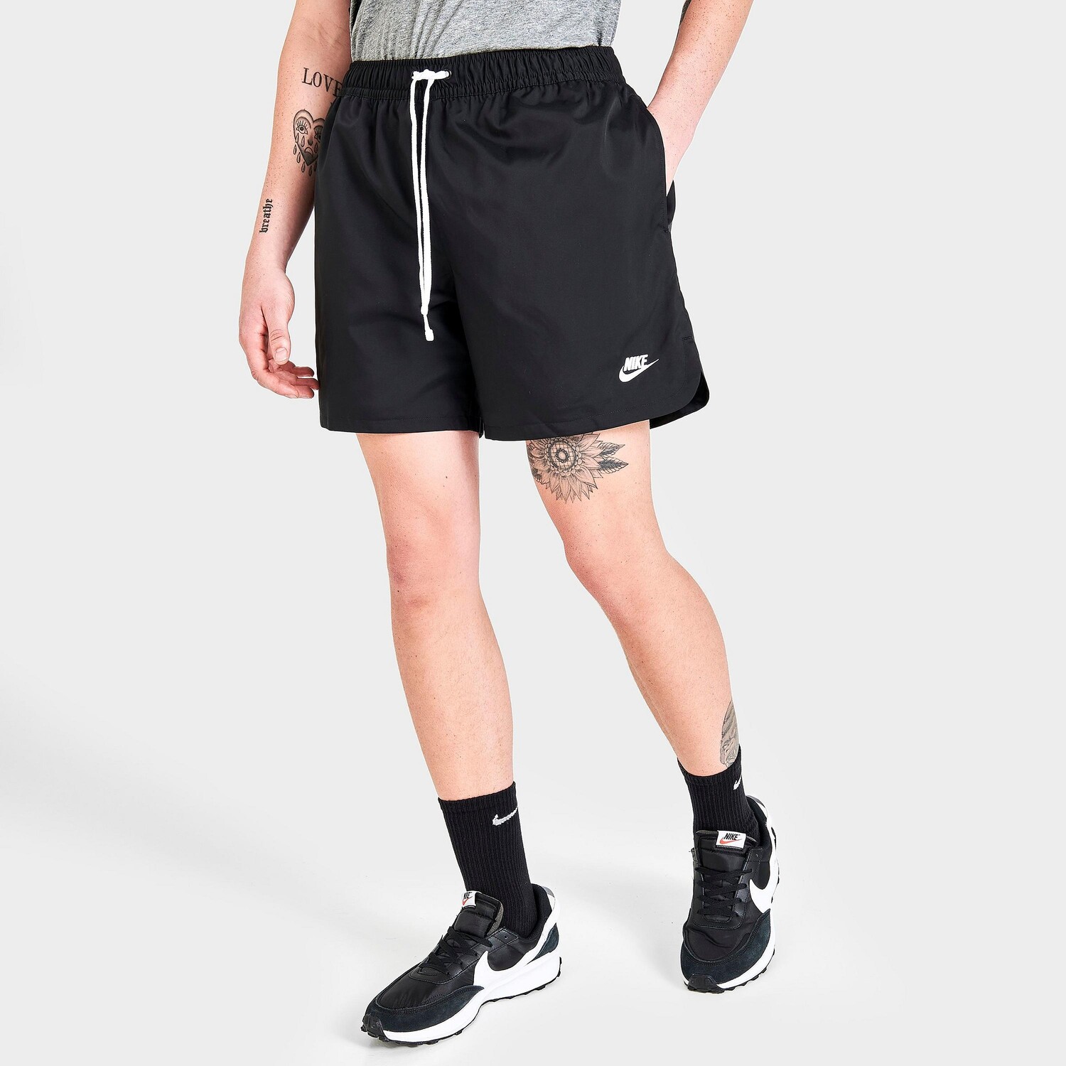 

Мужские струящиеся шорты с подкладкой Nike Sportswear Sport Essentials, черный