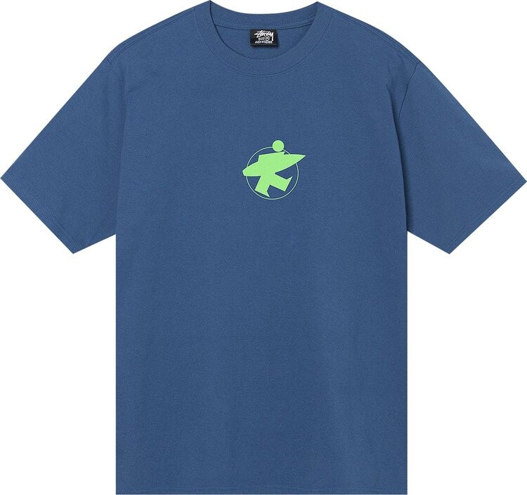 

Футболка Stussy Surf Stock Tee 'Midnight', синий
