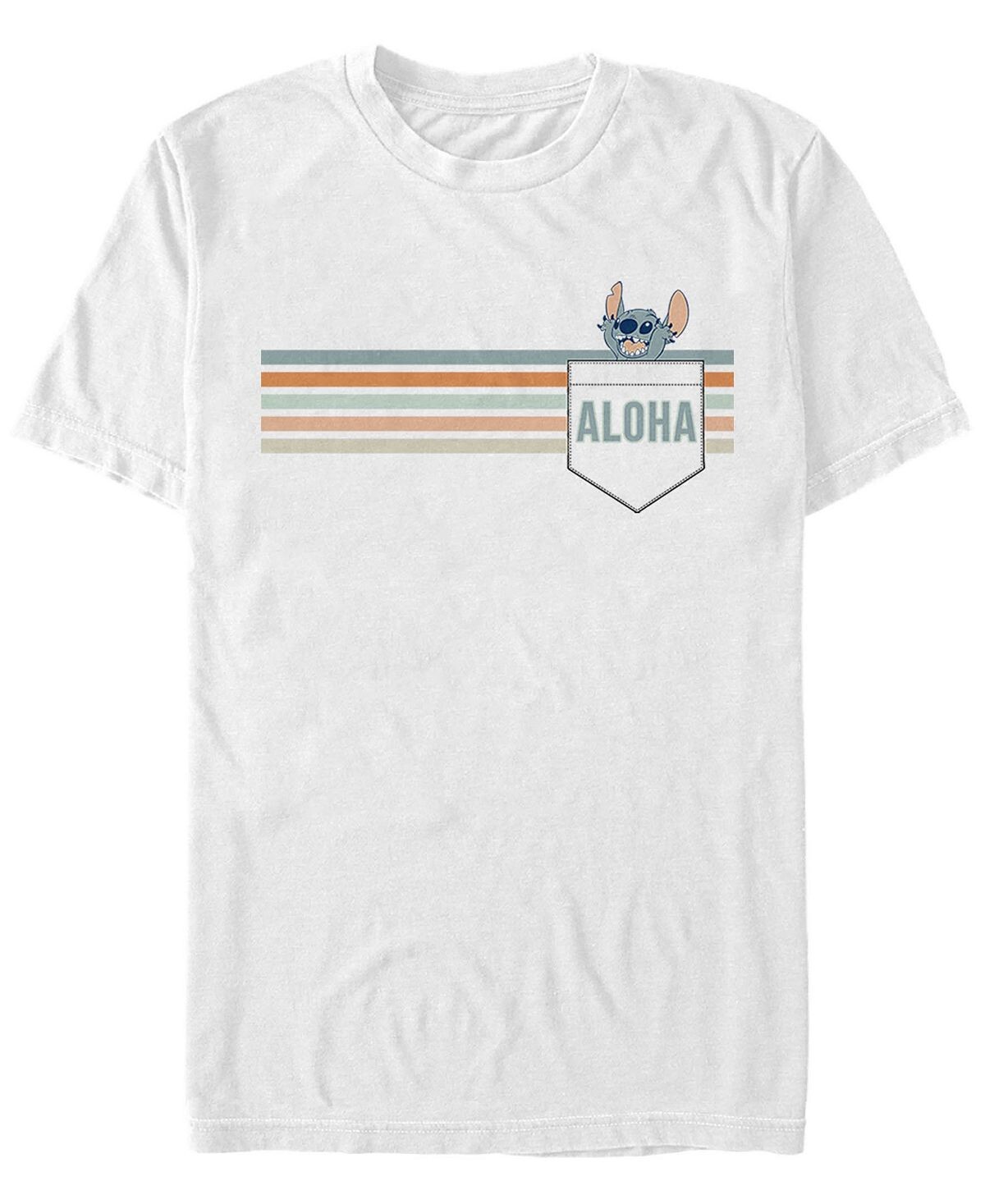 

Мужская футболка stitch aloha с коротким рукавом Fifth Sun, белый