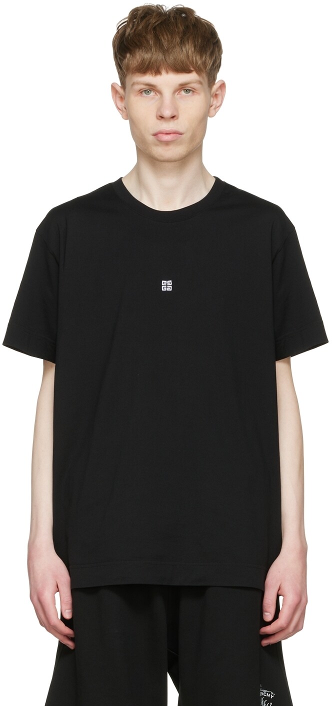 

Черная хлопковая футболка Givenchy
