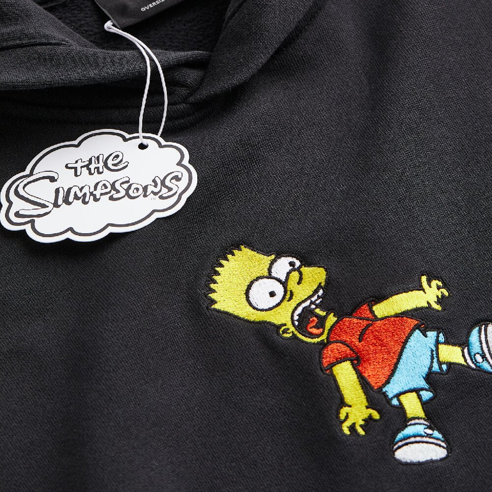 Худи H&M The Simpsons Oversized Fit Cotton, черный/желтый – заказать из-за  границы с доставкой в «CDEK.Shopping»