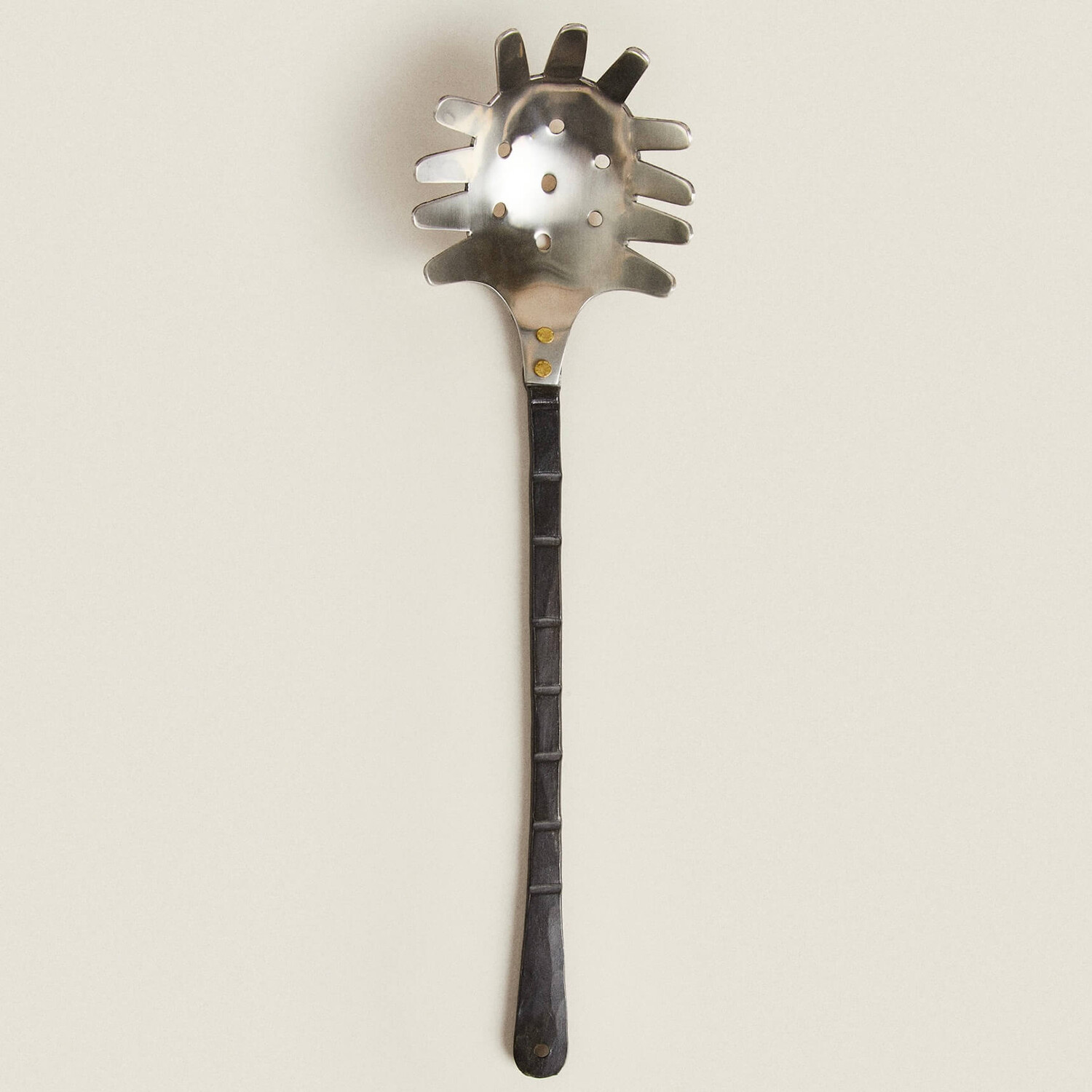 

Ложка для пасты Zara Home Steel With Antique Effect, стальной/черный