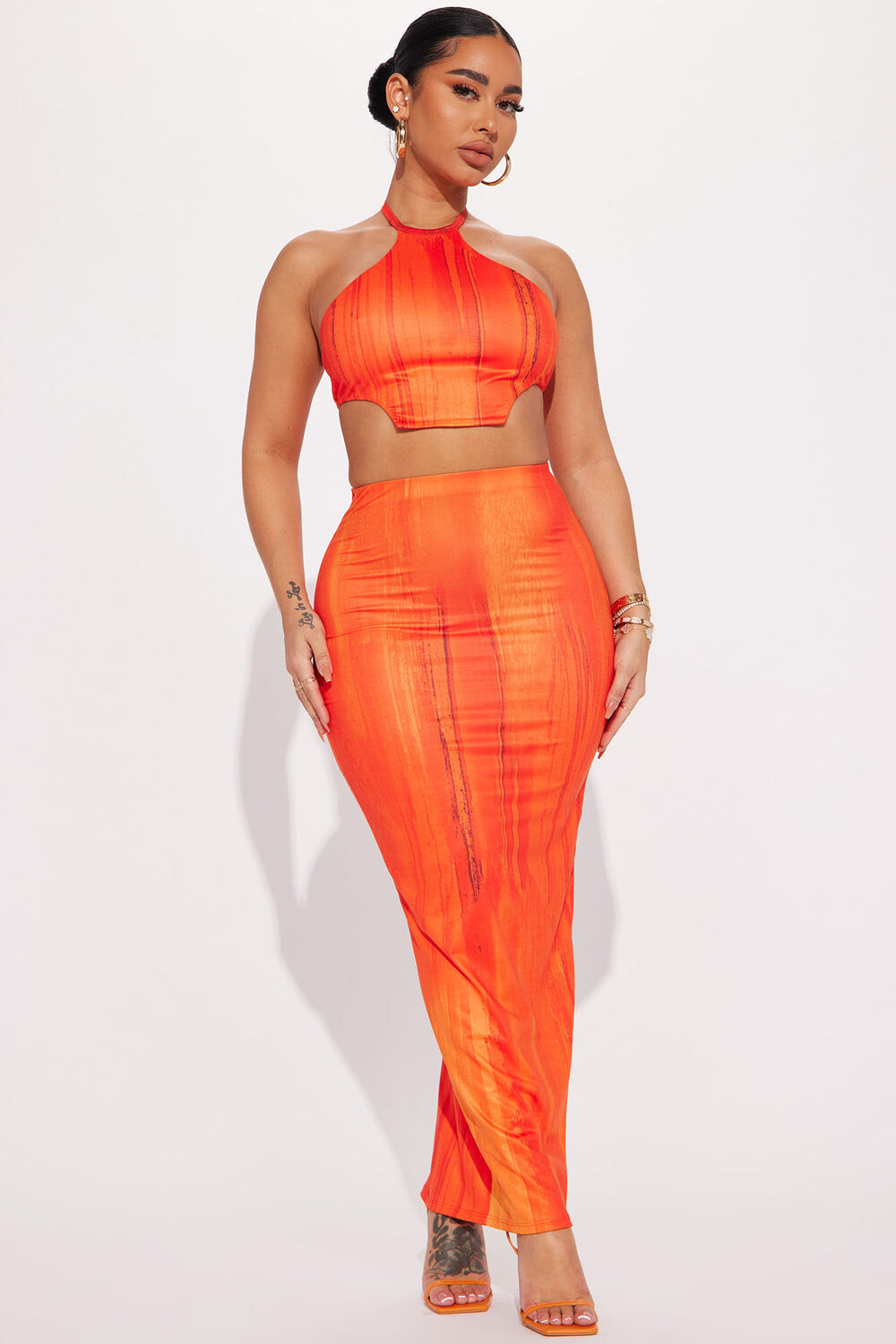 

Юбка Fashion Nova NAF1349, оранжевый