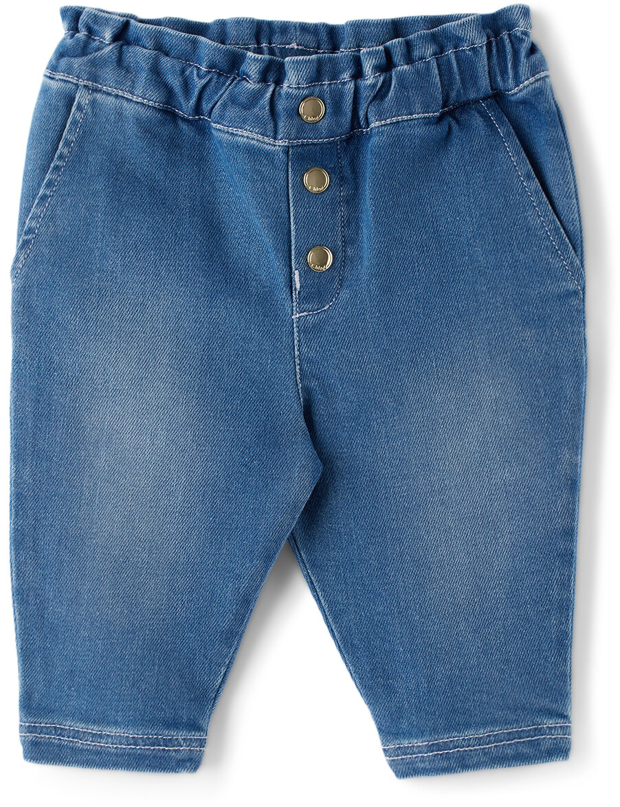

Джинсы Baby Indigo с эффектом выцветания Chloé