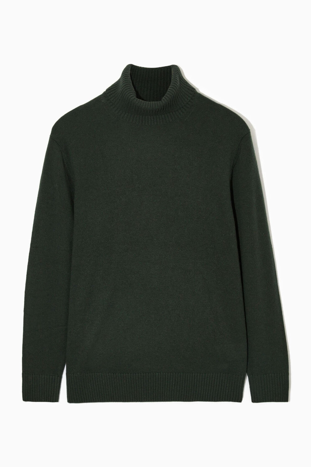 

Джемпер COS Wool Cashmere Turtleneck, темно-зеленый