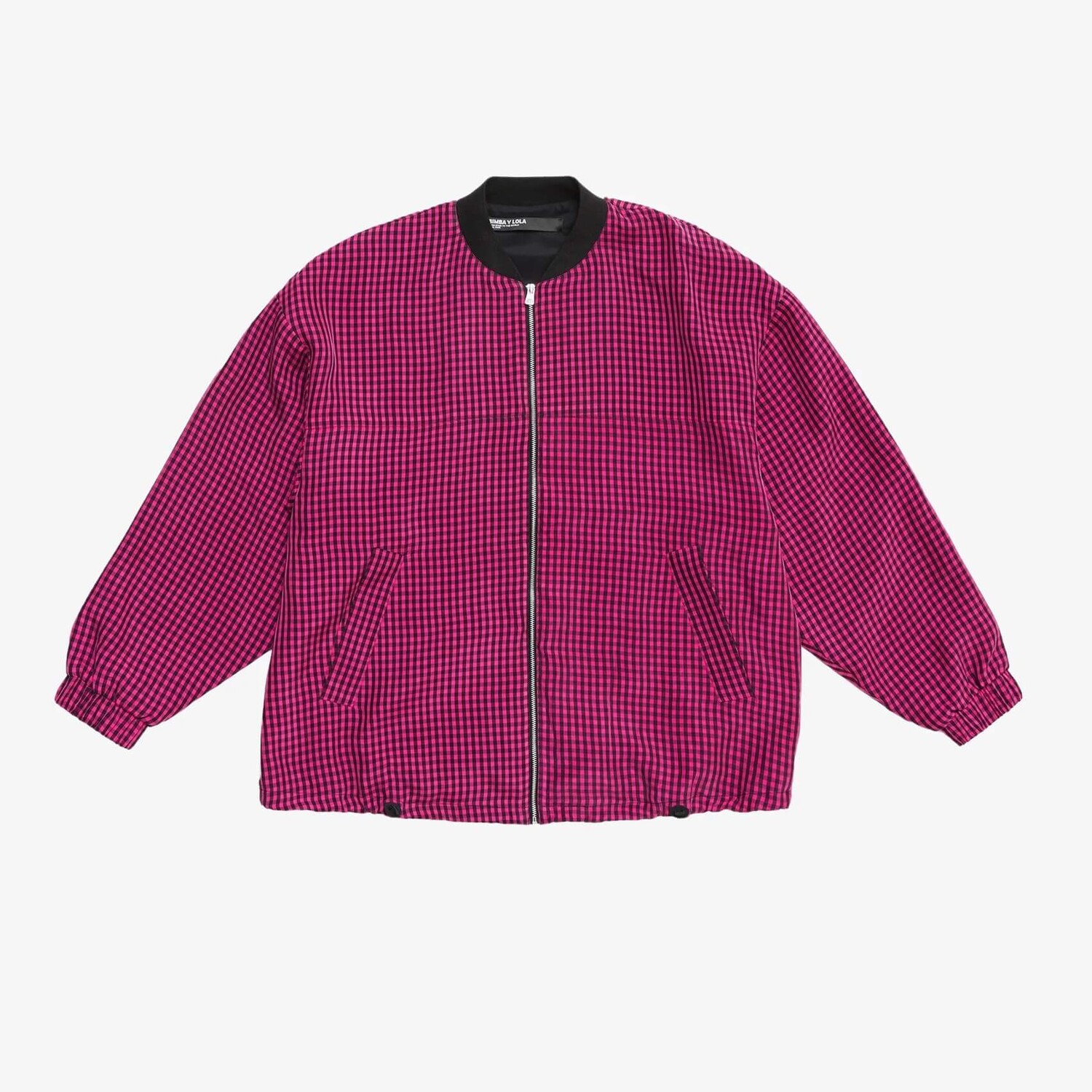 

Бомбер Bimba Y Lola Gingham, фуксия/черный
