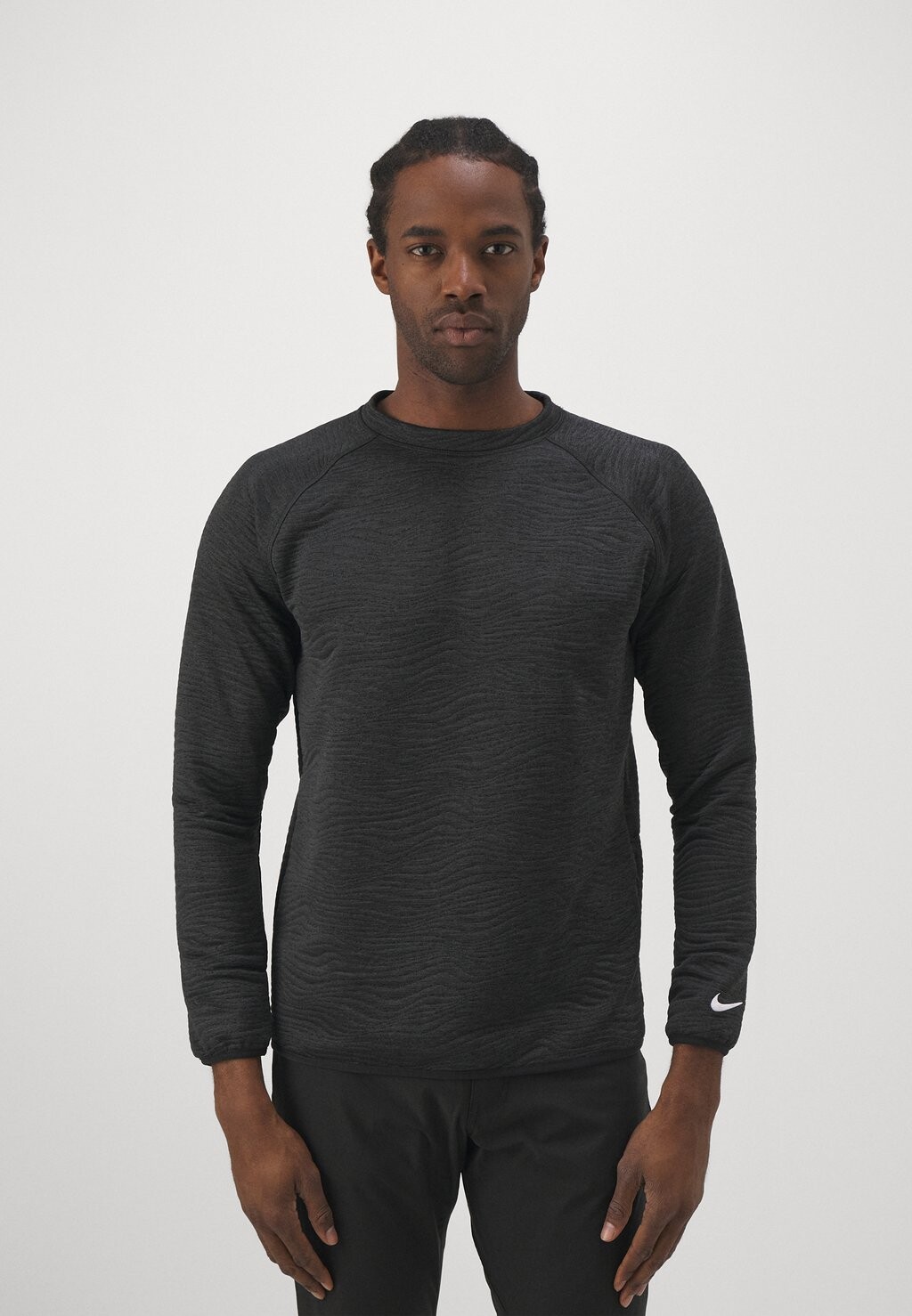 

Футболка с длинным рукавом Tour Crew Quilted Nike, черный