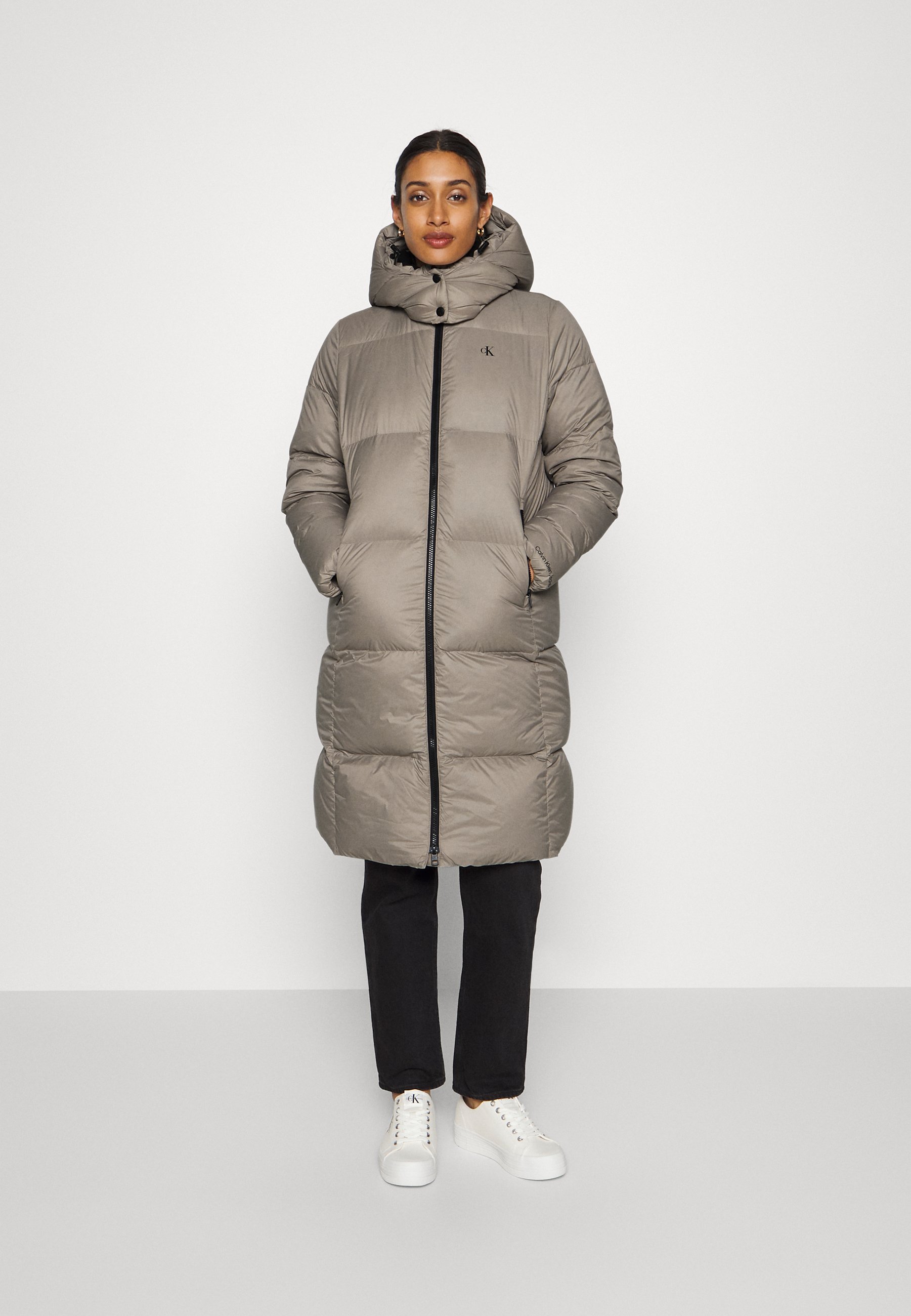 Calvin klein jeans down store long puffer coat