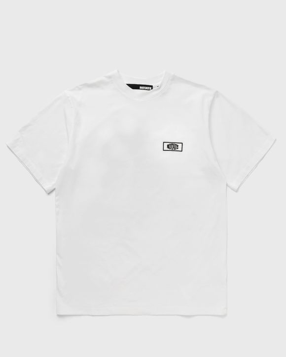 

Топ Rotate Birger Christensen Enzyme T-Shirt W. Logo, ярко-белый