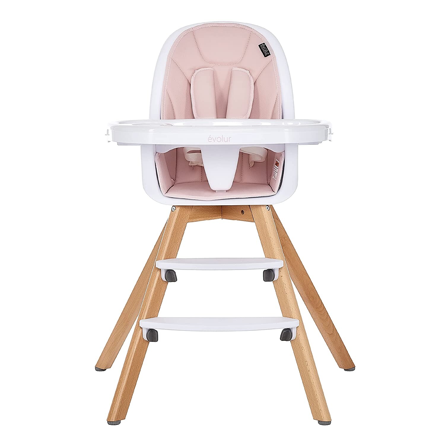 

Стульчик для кормления 2 в 1 Evolur Zoodle, розовый