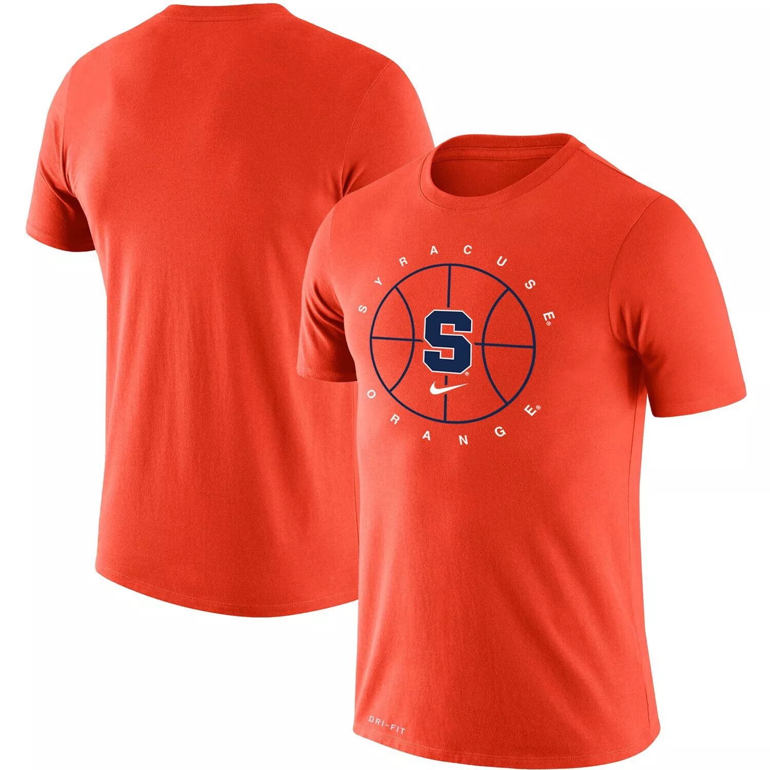

Мужская оранжевая футболка Syracuse Orange Basketball Icon Legend Performance Nike, Оранжевый