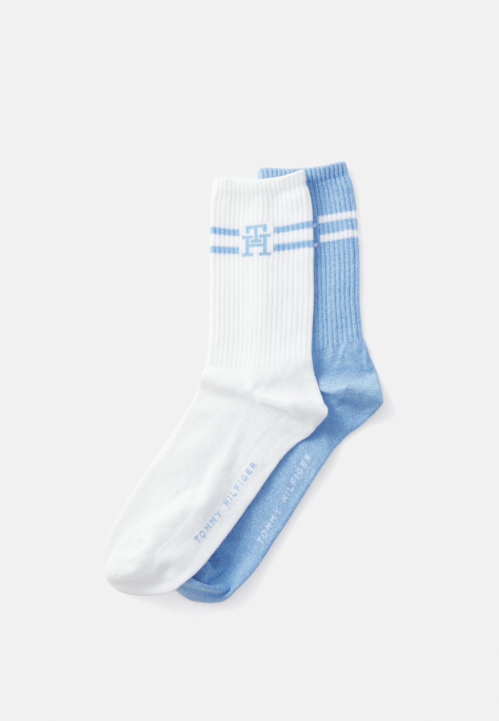 

Носки WOMAN SOCK MONOGRAM 2 PACK Tommy Hilfiger, светло-голубой