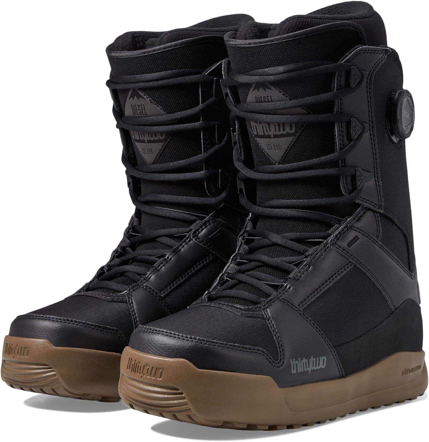 

Ботинки Diesel Hybrid '23 thirtytwo, цвет Black/Gum