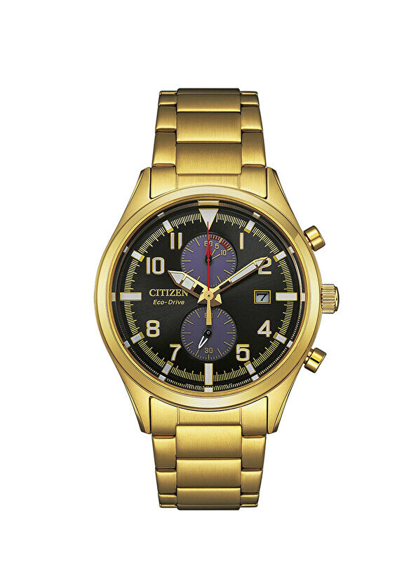 

Gts хронограф ca7022-87e цветные мужские наручные часы Citizen, золотой