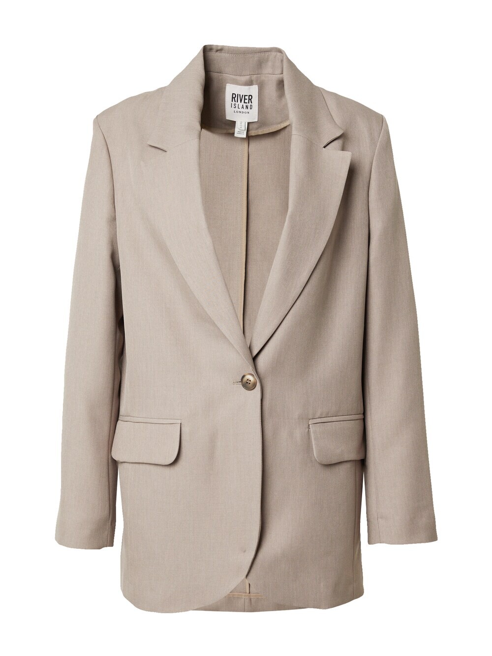 

Блейзер River Island, бежевый