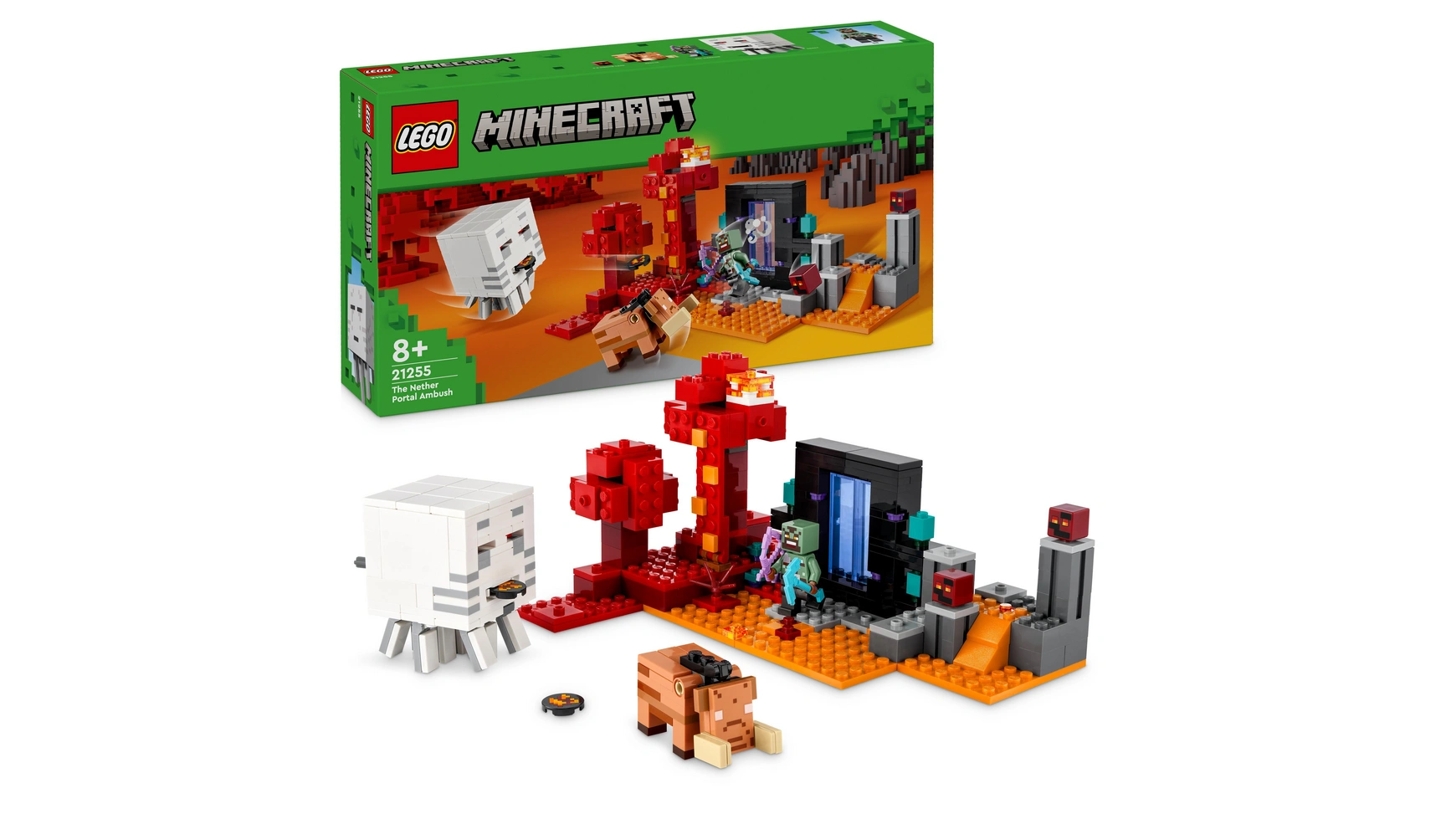 Lego Minecraft Засада на портале Пустоты, сборная игрушка Пустоты мягкие игрушки minecraft mini crafter skeleton 11 см