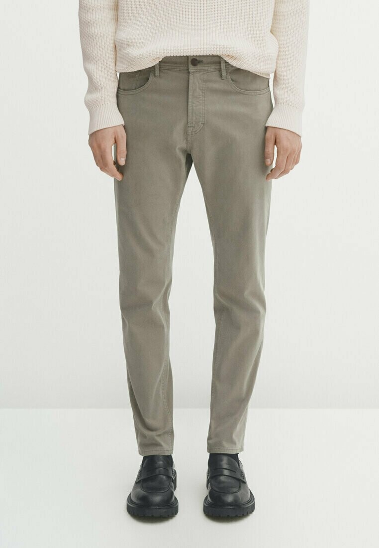 

Джинсы узкого кроя Massimo Dutti, серый