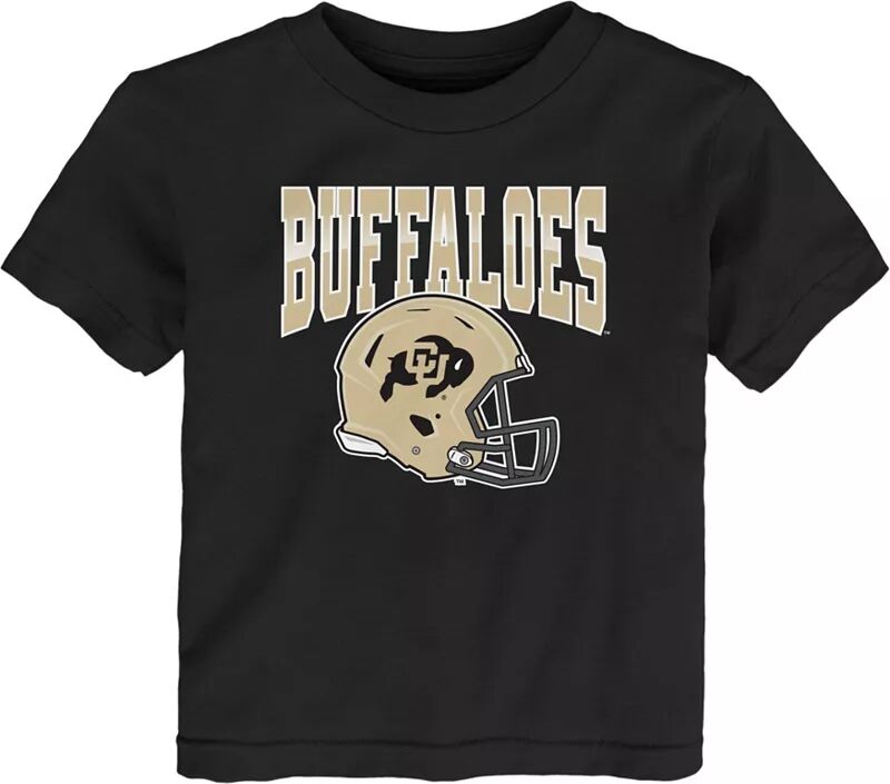 цена Черная футболка со шлемом Gen2 для малышей Colorado Buffaloes