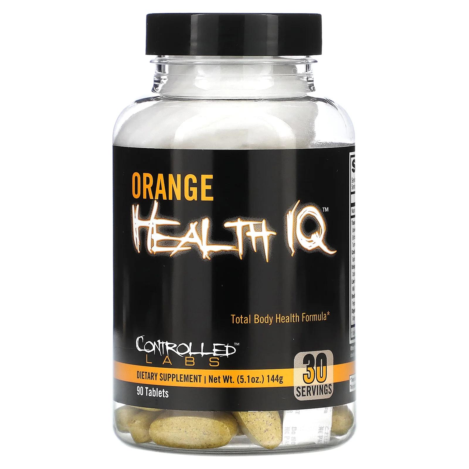 Controlled Labs Orange Health IQ 90 таблеток controlled labs green bulge 150 капсул