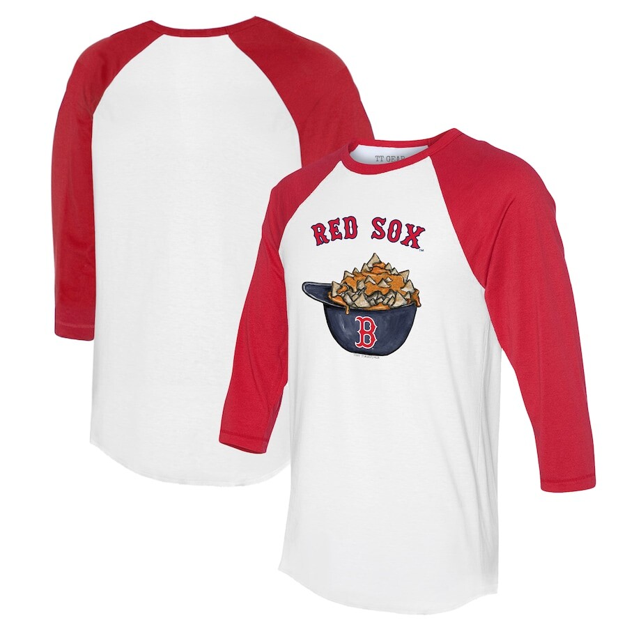 

Футболка с длинным рукавом Tiny Turnip Boston Red Sox, белый