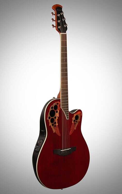 

Акустическая гитара Ovation CE48-RR Celebrity Elite Super Shallow Lyrachord Body Nato Neck 6-String Acoustic-Electric Guitar