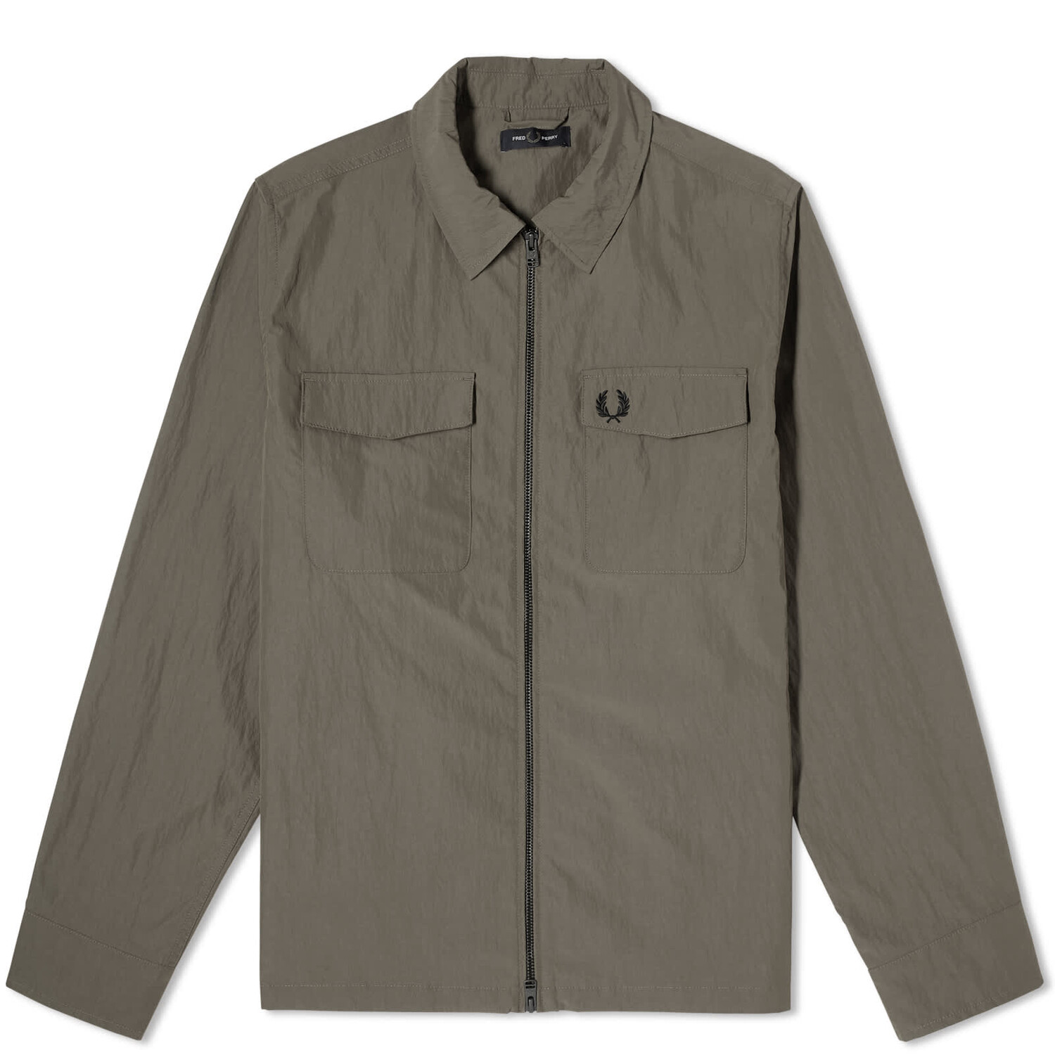 

Куртка-рубашка Fred Perry Zip, серо-зеленый