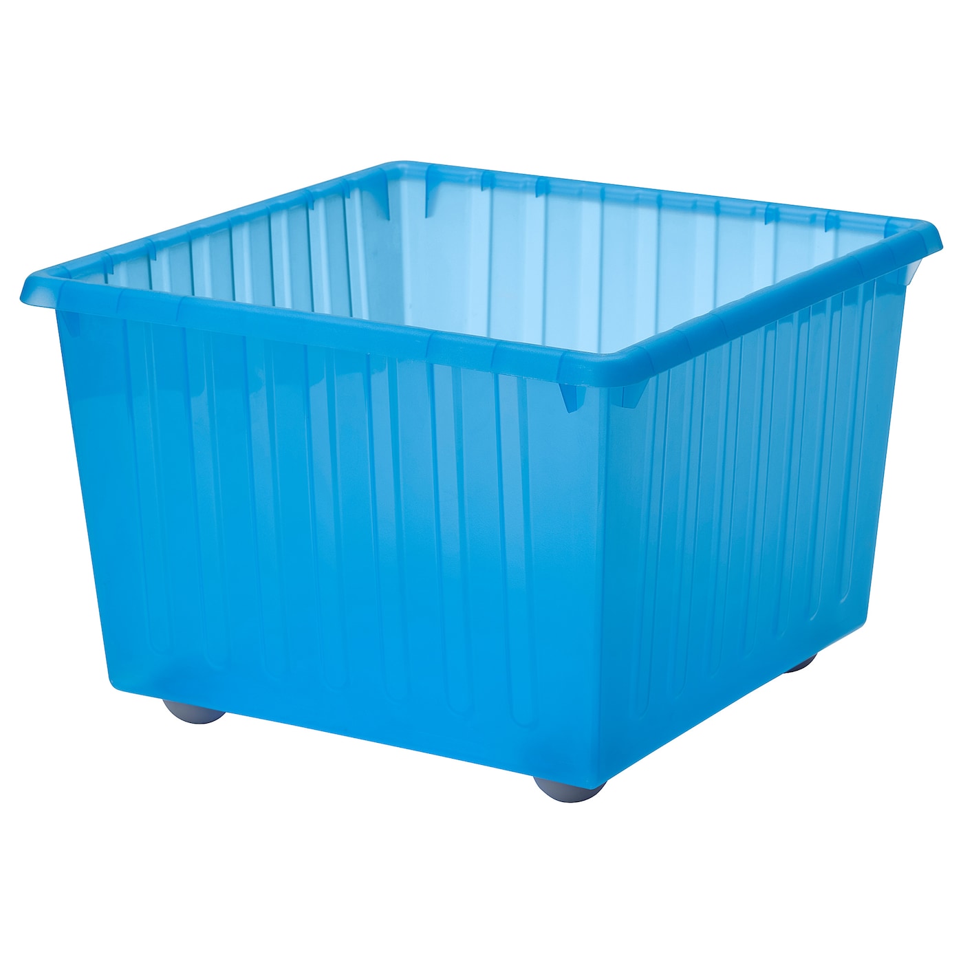 VESSLA ВЕССЛА Ящик на колесах, синий, 39x39 см IKEA коробка claptone синяя
