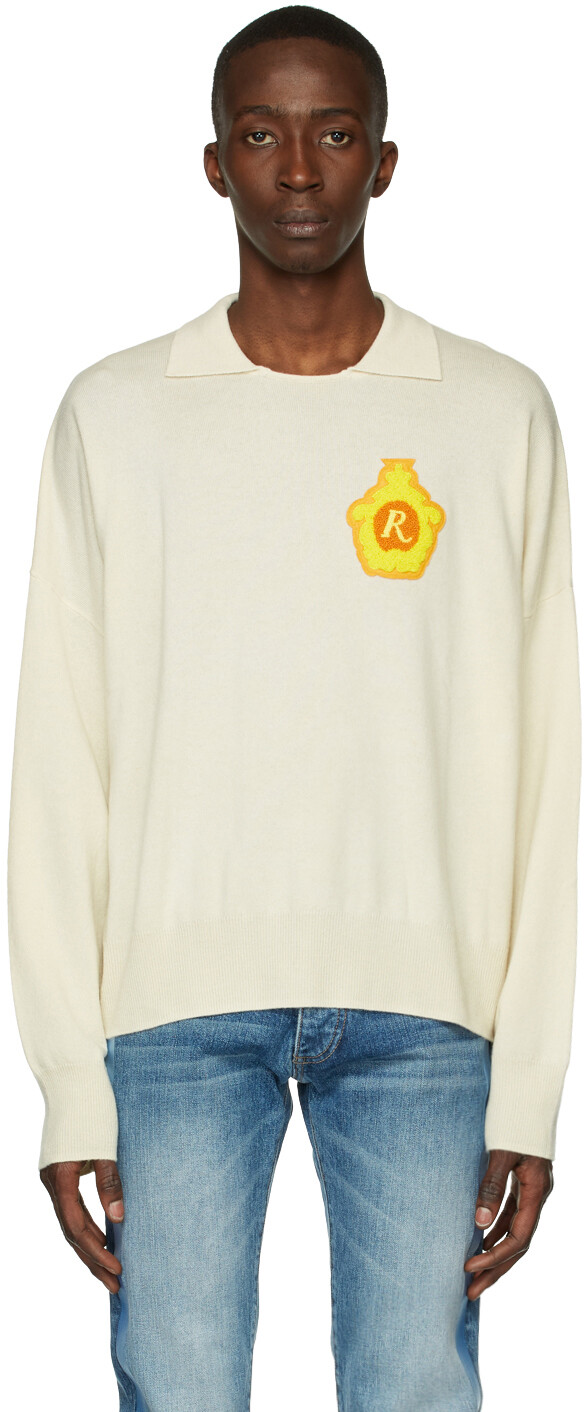 

Классическое поло Off-White Rhude, Серый