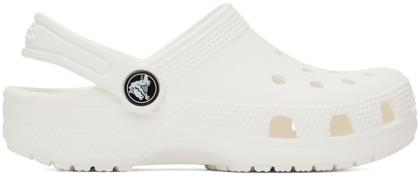 

Детские белые классические сабо Crocs