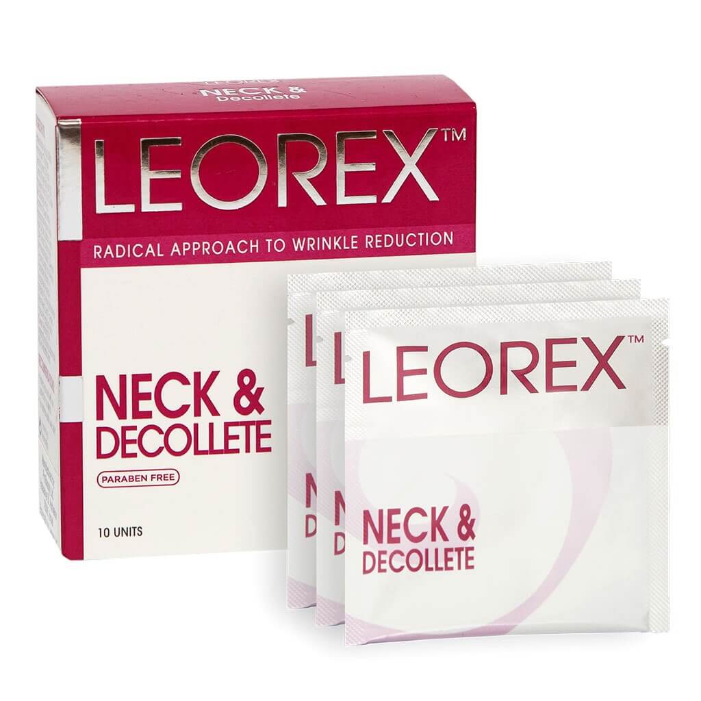 Бустер (маска) для шеи и зоны декольте Leorex Neck & Decollete, 10 сашетов