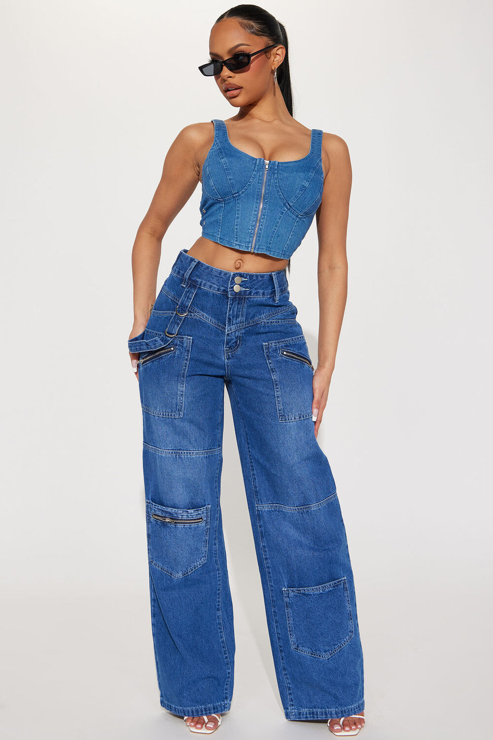

Джинсы Fashion Nova TTC71WB, синий