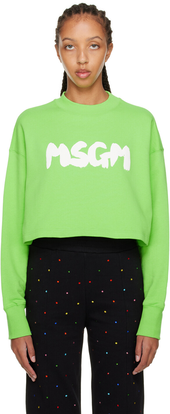 

Зеленый свитшот Felpa MSGM