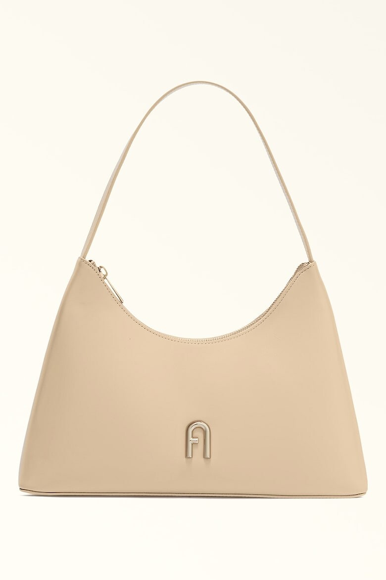 

Кожаная сумка Diamante Furla, бежевый
