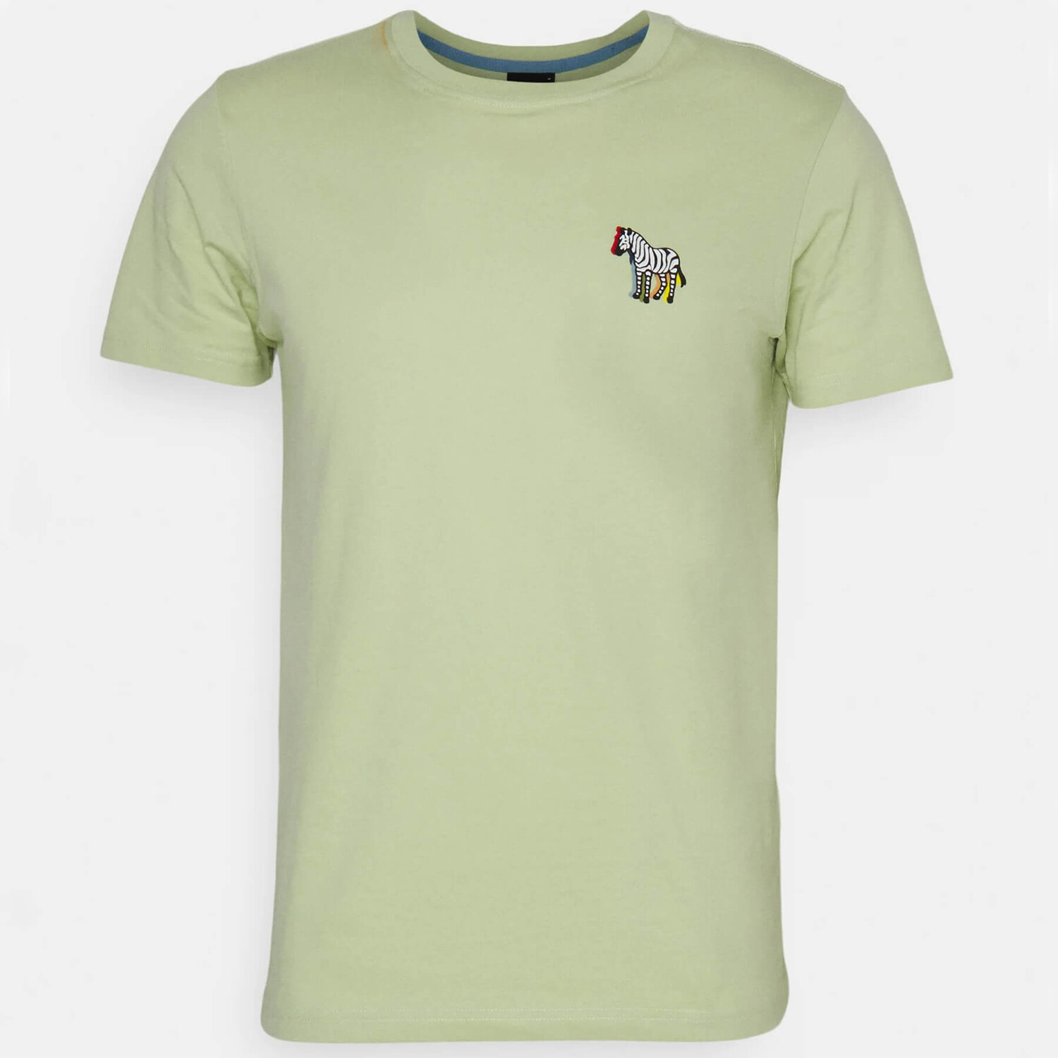 

Футболка PS Paul Smith Zebra Slim Fit Basic, светло-зеленый