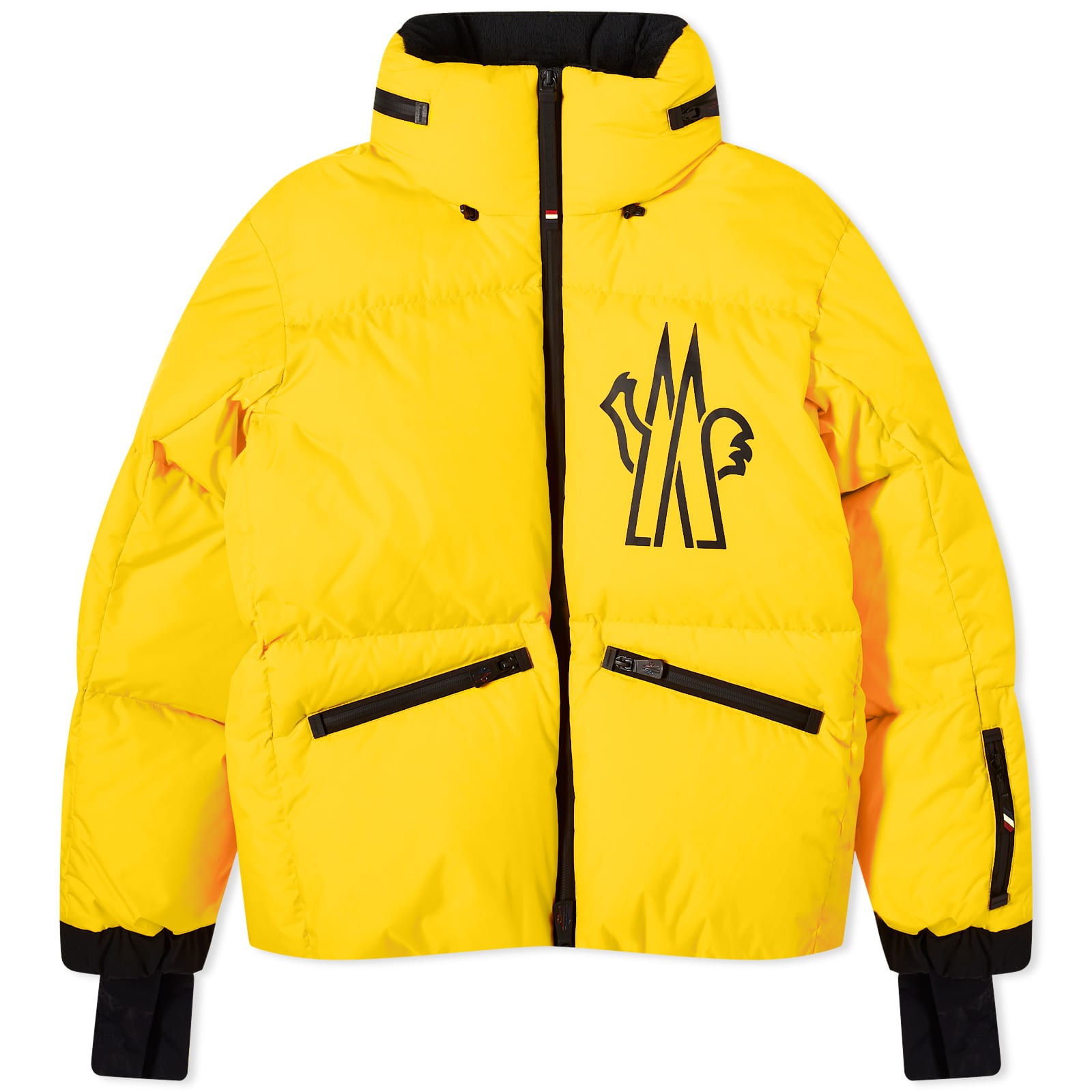 Куртка Moncler Grenoble Verdons Padded Nylon, желтый красная пуховая куртка montgirod moncler grenoble