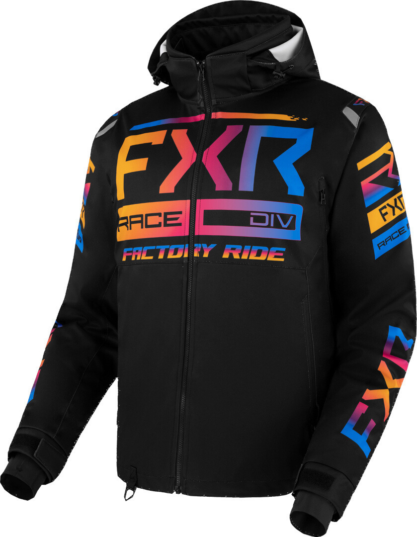 Куртка водонепроницаемая FXR RRX для мотокросса, черный/розовый водонепроницаемая куртка для мотокросса rrx fxr черный серый желтый