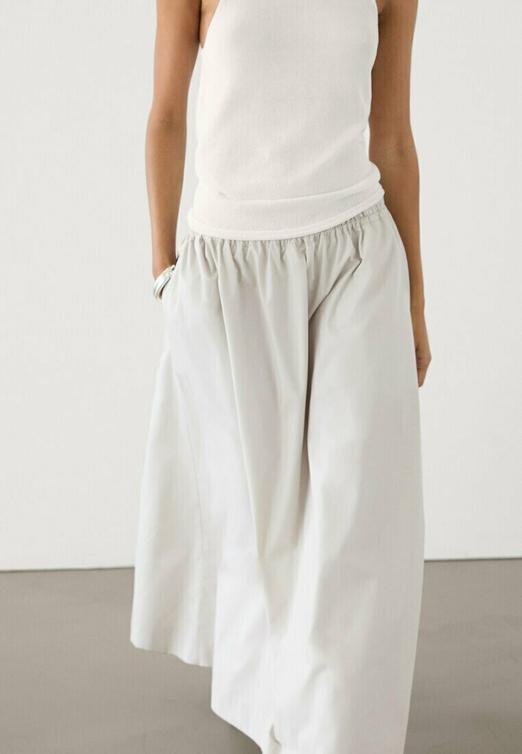 

Юбка макси Massimo Dutti, цвет Stone