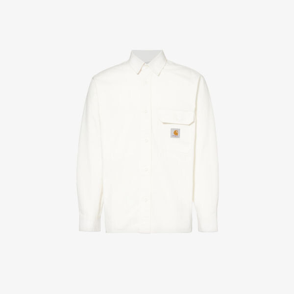 

Рубашка из хлопка с фирменной нашивкой Reno Carhartt Wip, белый