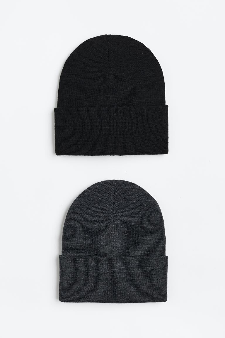 

2 вязаных шапки H&M