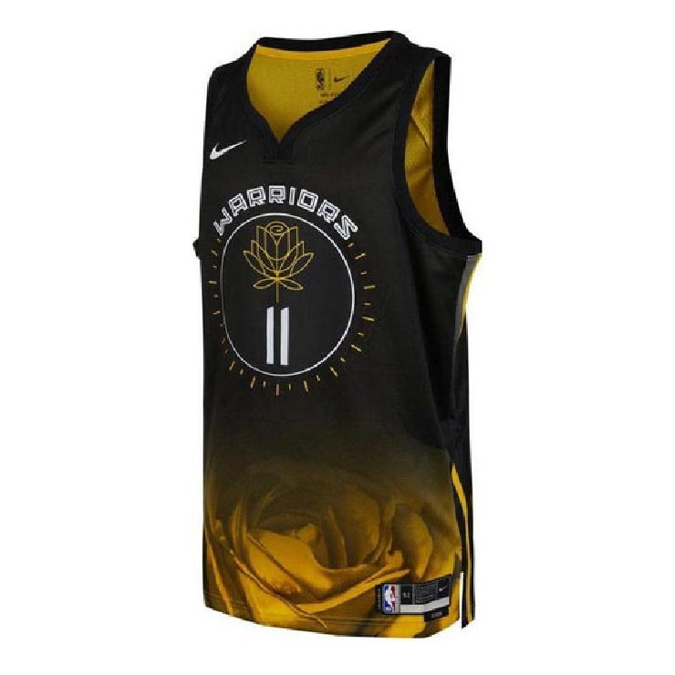 Майка Nike Dri-FIT NBA Golden States Warriors Klay Thompson City Edition 2022/23 Swingman, черный/темно-желтый