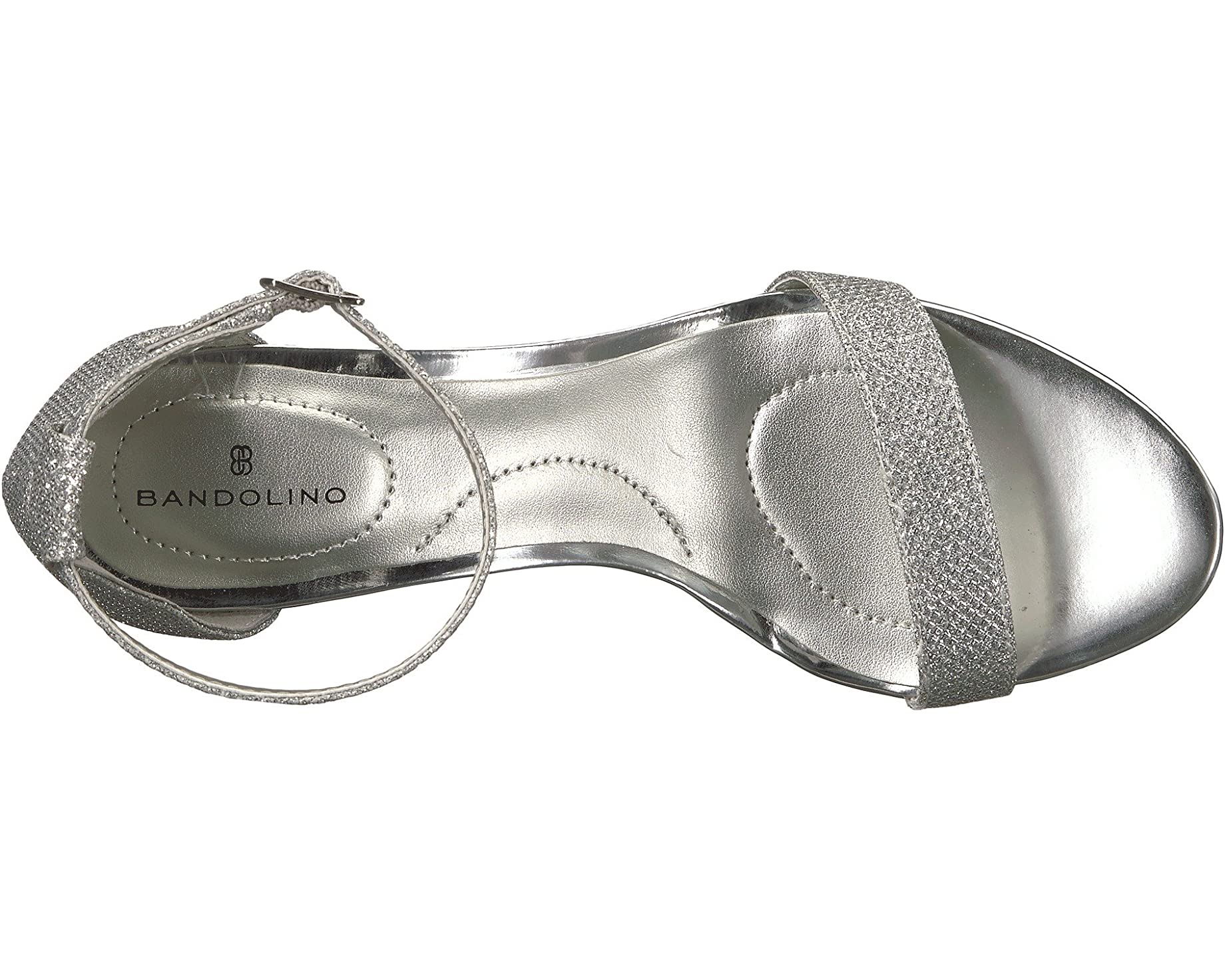 цена Туфли на каблуках Armory Bandolino, серебряный гламур nu glamour материал
